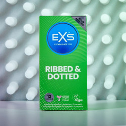 EXS Préservatifs Ribbed & Dotted 54mm x12